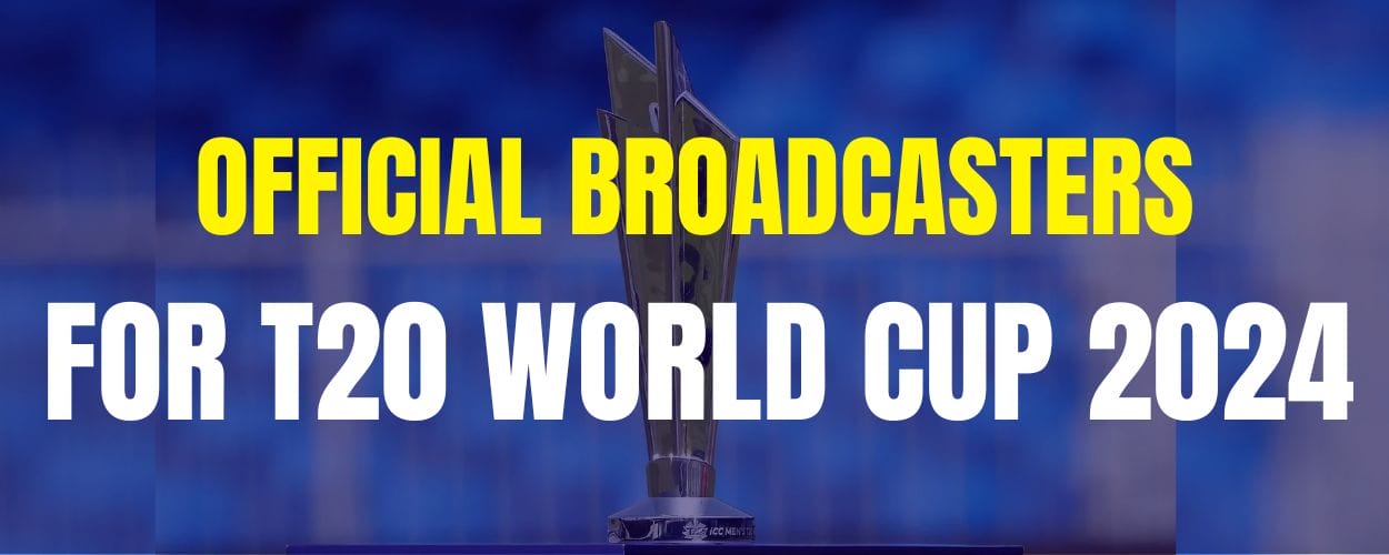 Here is the official broadcaster for ICC T20 World Cup