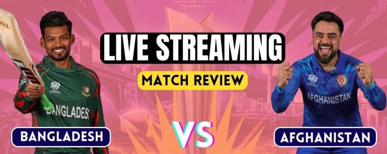 AFG vs BAN, T20 World Cup Super-8 Stage | Live Streaming and Match Review