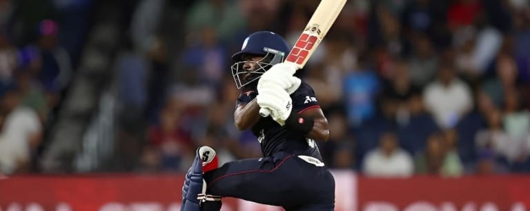 T20 World Cup: Aaron Jones becomes the first American cricketer to hit 10 sixes in T20 inning