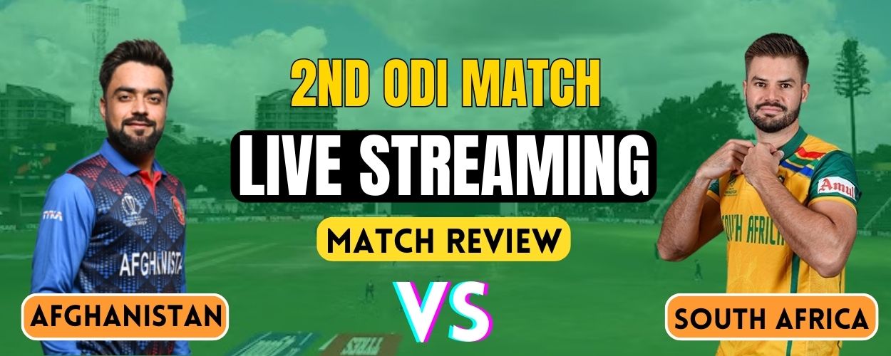 AFG vs SA 2nd ODI | Live Streaming and Match Review