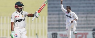 Saud Shakeel and Noman Ali move up in Test rankings