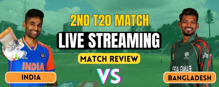 IND vs BAN 2nd T20 | Live Streaming and Match Details