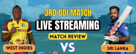 SL vs WI, 3rd ODI | Live Streaming and Match Details