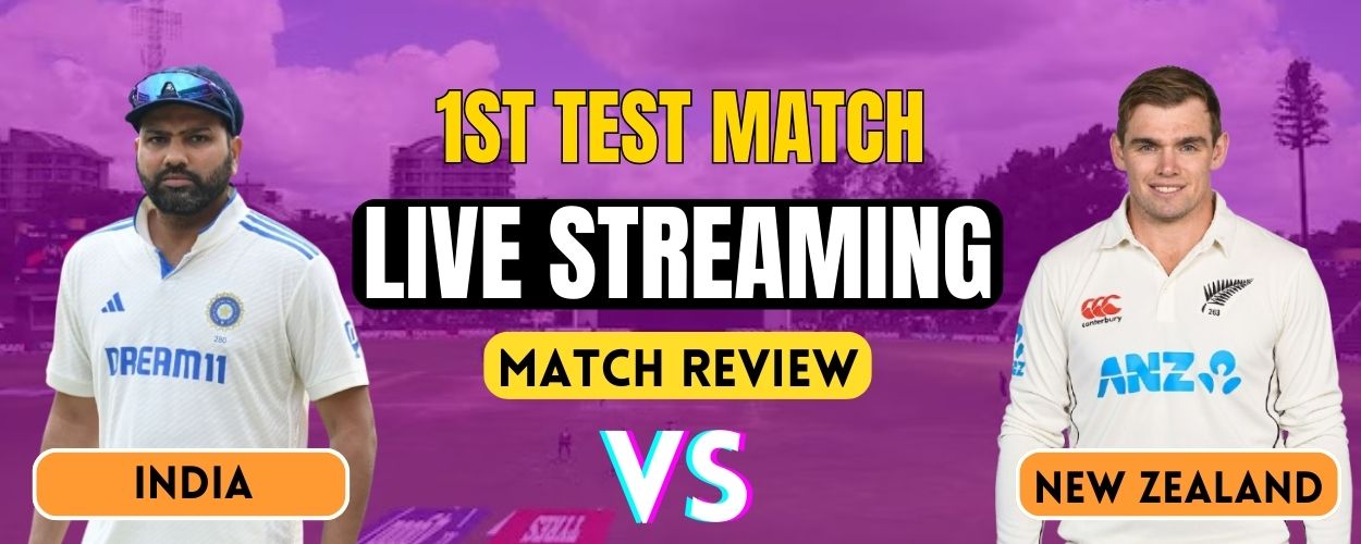 IND vs NZ 1st Test | Live Streaming, Squad and Match Details