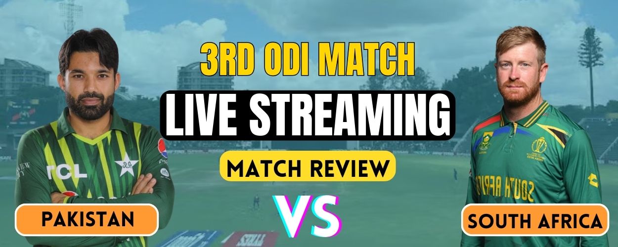 PAK vs SA 3rd ODI | Live Streaming and Match Details