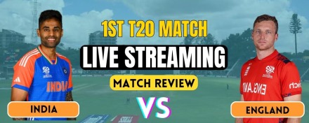 India vs England | Live Streaming and Match Details