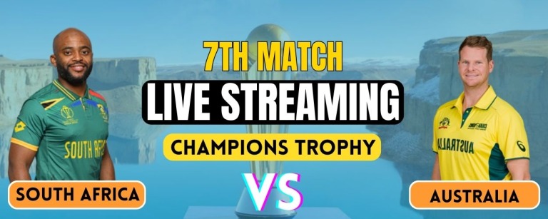 Australia vs South Africa | Champions Trophy | Live Streaming