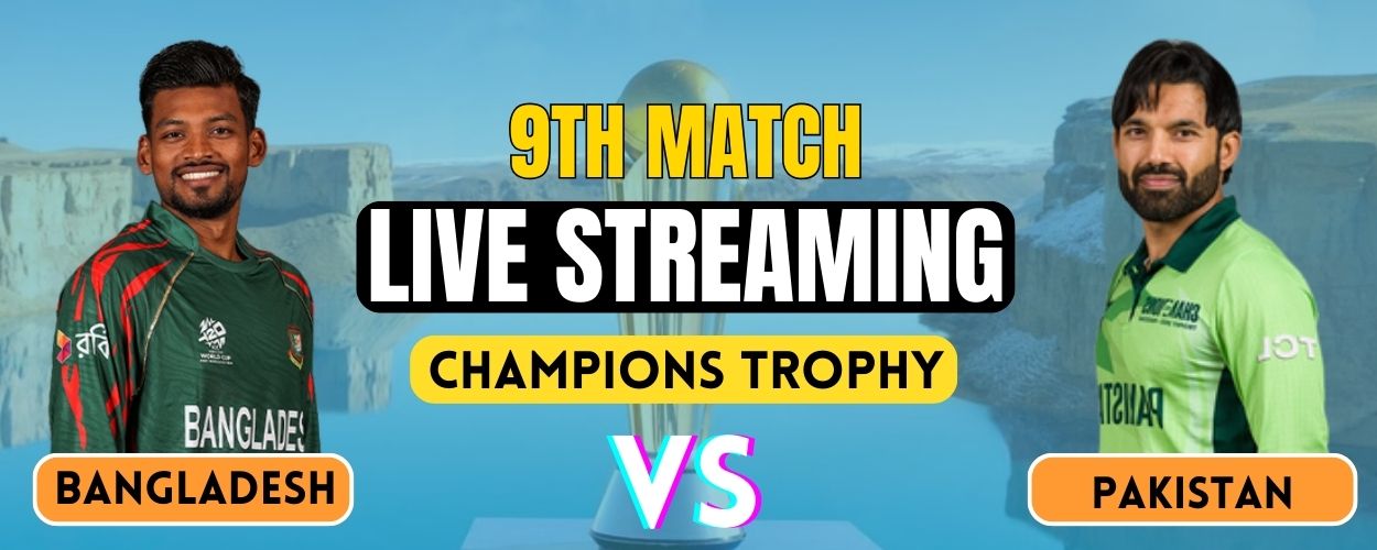 PAK vs BAN | Champions Trophy Live Streaming & Match Details