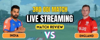 India vs England | 3rd ODI | Live Streaming