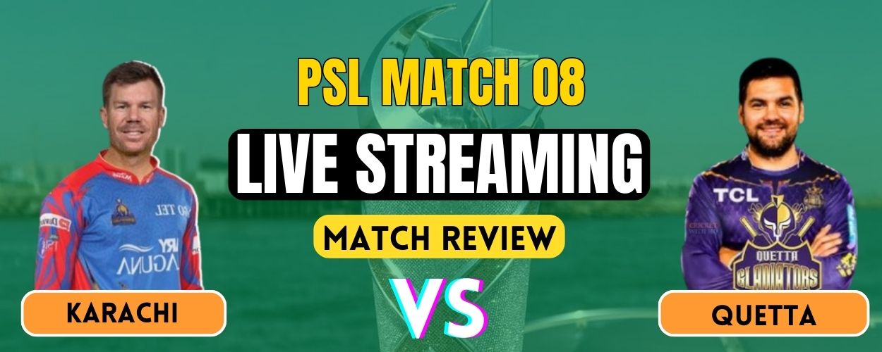 PSL 2025: Karachi Kings VS Quetta Gladiators Live Streaming, Match Prediction & Playing XI